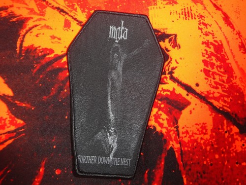 Mgla black metal woven - black,