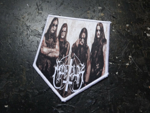 Marduk shield patch black - patch,