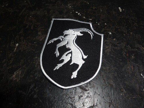 Black metal shape - black, patch