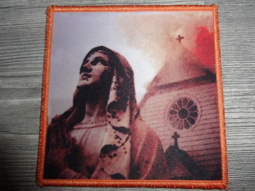 Anti god black metal - black, patch